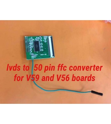 LVDS TO 50 PIN FFC CONVERTER FOR V56 UNIVERSAL