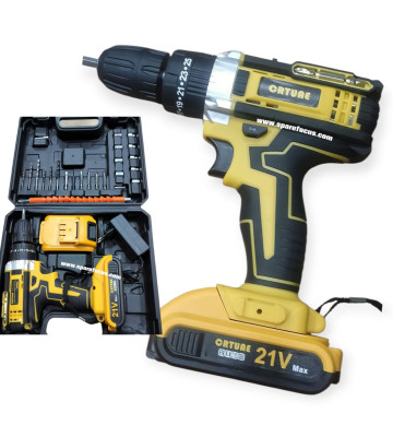 21 V lithium Double battery cordless drill set (29 Pcs Set)